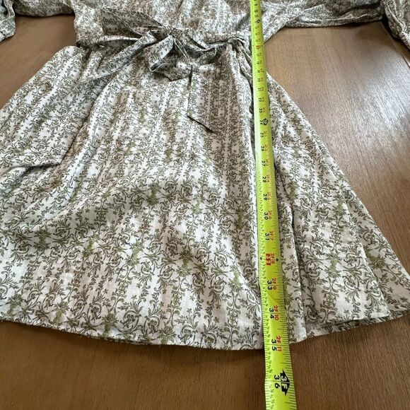 Alice + Olivia Off-The-Shoulder Mary Belted Mini Dress Puff Sleeve Size XL - Picture 6 of 16